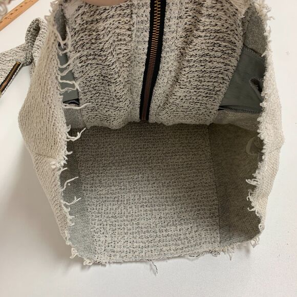 Lucky Lotus Lucky Brand Jacket Womens XS Extra Small Tweed Metallic Zip Up Panel - Picture 10 of 15